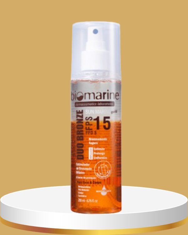 Sun Marine Duo Bronze FPS 15 - 6 hs de proteção - 200ml