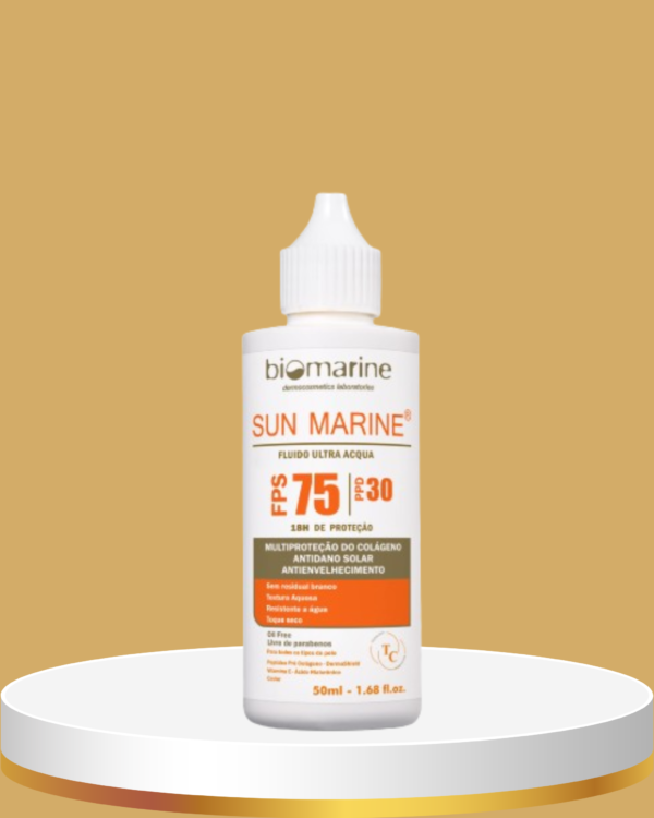 Sun Marine Fluido Ultra Acqua FPS 75 - 18 H de Proteção - 50ml