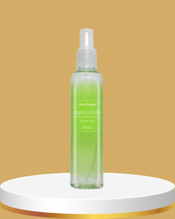 Spray Com Oleo Essencial Capim Limão 200ml