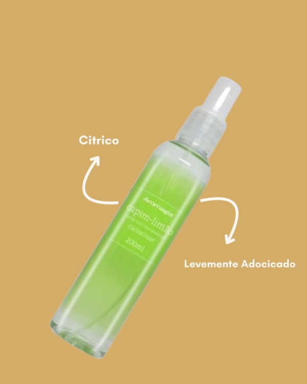 Spray Com Oleo Essencial Capim Limão 200ml - Image 2