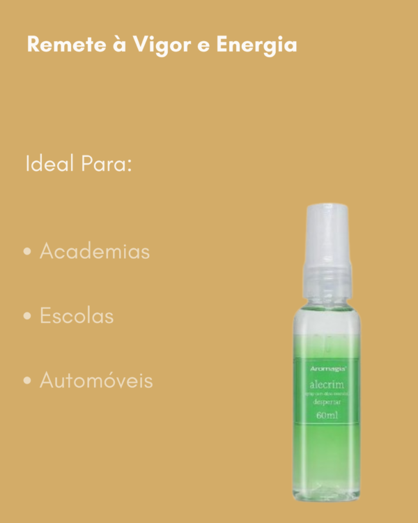 Spray Com Oleo Essencial Alecrim 60ml - Image 3