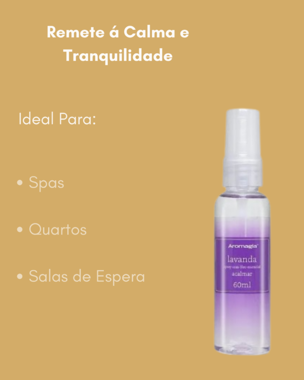 Spray Com Oleo Essencial Lavanda 60ml - Image 3