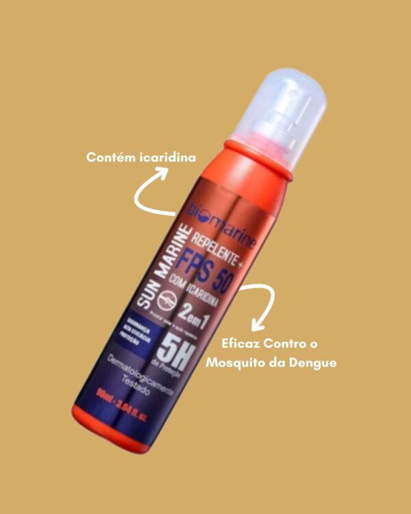 Sun Marine FPS 50 + Ação Repelente com Icaridina - 90ml - Image 2