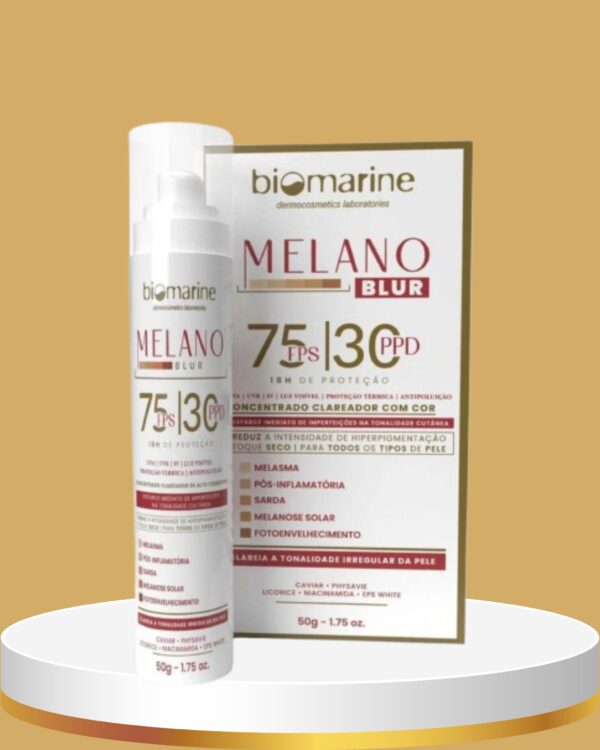 Melano Blur FPS 75 - 18 hs de proteção - 50g